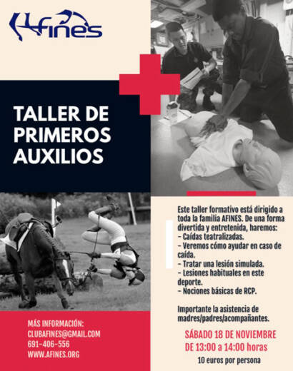 Taller Primeros Auxilios - Caídas de Caballo - Centro Ecuestre Afines